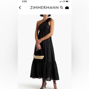 ZIMMERMANN
Juliette one-shoulder bow-detailed linen maxi dress